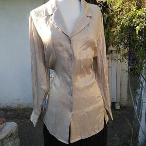 Avenue vintage gold button down 14/16
